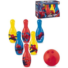 MONDO Hra Kuželky Spiderman 18cm dětský bowling *SPOLEČENSKÉ HRY*