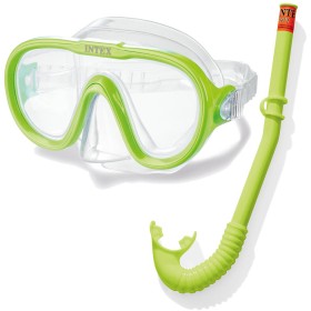 INTEX Adventurer potápěčský plavecký set brýle + šnorchl zelené 55642