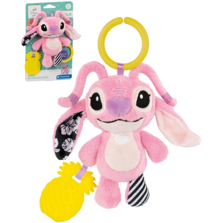 CLEMENTONI PLYŠ Angel (Stitch) baby kousátko chrastítko pro miminko