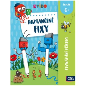 ALBI Kvído Roztančené fixy interaktivní sešit s aktivitami různé druhy