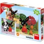 DINO Puzzle Králíček Bing si hraje 3x55 dílků 18x18cm skládačka