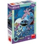 DINO Puzzle XL Stitch 100 dílků neon skládačka 33x47cm svítí ve tmě