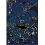 DINO Puzzle XL Stitch 100 dílků neon skládačka 33x47cm svítí ve tmě