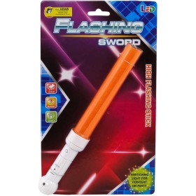 Hůlka párty meč se světlem plastový na baterie Světlo 3 barvy na kartě