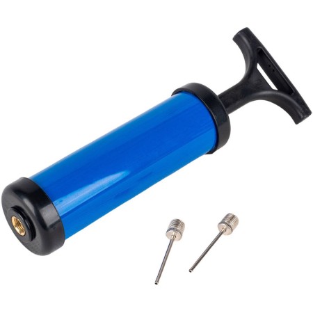 ACRA Pumpička ruční 17cm set s jehlou modrá