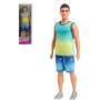 MATTEL BRB Barbie panák Ken letní fashion ombré obleček tričko + šortky