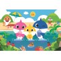 TREFL PUZZLE Baby Shark s rodinou na dovolené 33x22cm skládačka 60 dílků