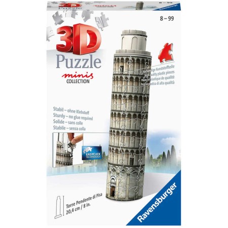 RAVENSBURGER Puzzle 3D Mini budova Šikmá věž v Pise 54 dílků plast