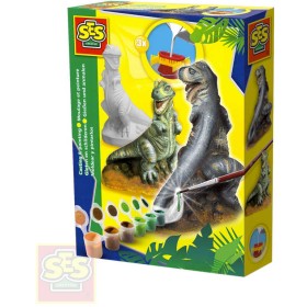 SES CREATIVE Sádrový T-Rex kreativní set k odlévání z gumové formy