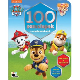 JIRI MODELS 100 samolepek s omalovánkami Tlapková Patrola