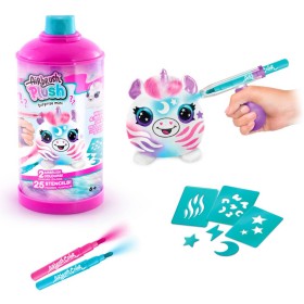EP Line Airbrush Mini překvapení kreativní set plyšák k vybarvení 6 druhů