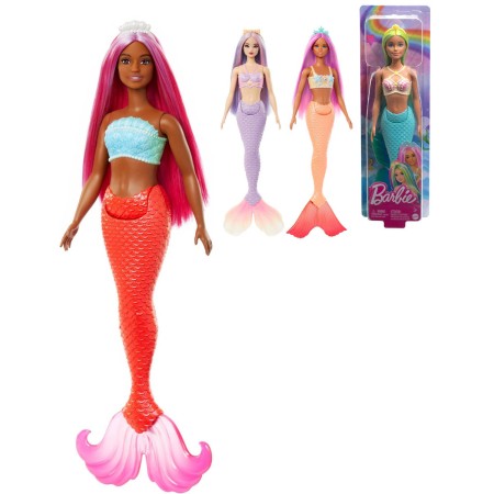 MATTEL BRB Panenka Barbie pohádková mořská panna 4 druhy