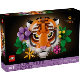 LEGO ART Kolekce zvířat Tygr 31217 STAVEBNICE