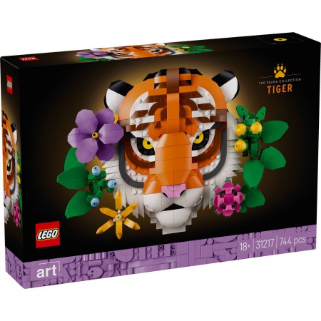 LEGO ART Kolekce zvířat Tygr 31217 STAVEBNICE