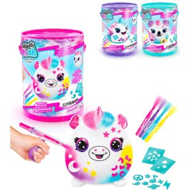 EP Line Airbrush Squish Pals Paint Can set plyšák k vybarvení 3 druhy