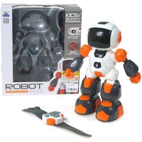 RC Robot na vysílačku chodí tančí na baterie nahrávání REC Světlo Zvuk