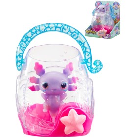 MAC TOYS ANIMAGIC Axolotl strečový svítící v akváriu na baterie Světlo