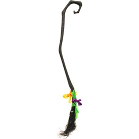 KARNEVAL Koště čarodějnické 130cm *KARNEVALOVÝ DOPLNĚK*