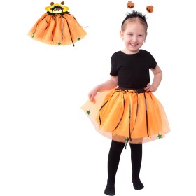 KARNEVAL Šaty Tutu sukně s čelenkou Halloween *KOSTÝM*