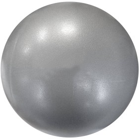Míč overball 200mm stříbrný fitness gymball rehabilitační do 100kg
