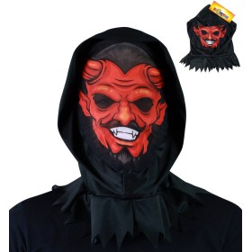 KARNEVAL Maska čerta textilní kukla *KARNEVALOVÝ DOPLNĚK*