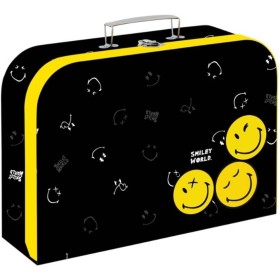 Kufřík dětský školní kartonový Smiley World 34x23x10cm lamino