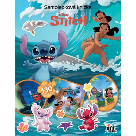 JIRI MODELS Samolepková knížka Stitch 130 samolepek