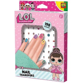 SES CREATIVE L.O.L. Surprise! Zdobení nehtů samolepky na nehty set 198ks