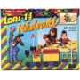 LORI 014 Stavebnice polytehnická nádraží 14 barevné kostky 129 dílků