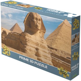 PUZZLE Prime 3D Sfinga Egypt 61x46cm 500 dílků holografické