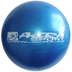 ACRA Míč overball 260mm modrý fitness gymball rehabilitační do 100kg