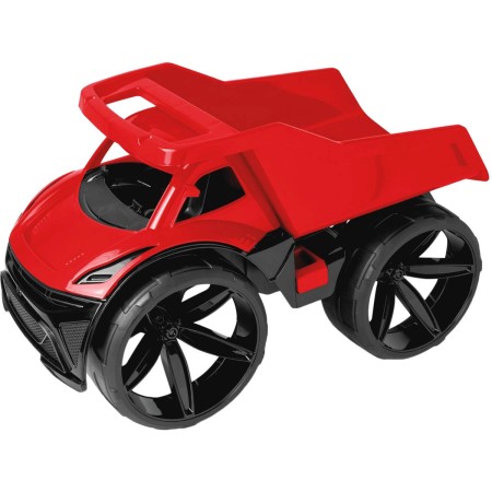 WADER Auto nákladní Maximus baby sklápěč 58cm velká kola červený