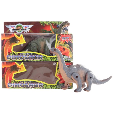 Dinosaurus chodící zvířátko pravěký ještěr na baterie Zvuk 2 barvy