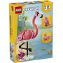 LEGO CREATOR Divoká zvířata Růžový plameňák 3v1 31170 STAVEBNICE
