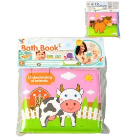 Knížečka plastová do vody 12x10cm zvířátka farma do vany