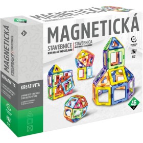 EP Line Stavebnice magnetická 46 dílků skládačka v krabici