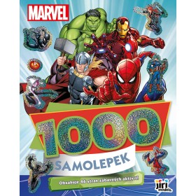 JIRI MODELS 1000 samolepek s aktivitami Marvel