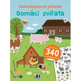 JIRI MODELS Samolepková příroda domácí zvířata 300+ samolepek