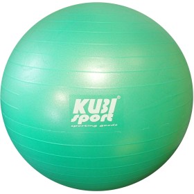 KUBISPORT Míč gymnastický zelený 75cm fitness balon rehabilitační do 150kg
