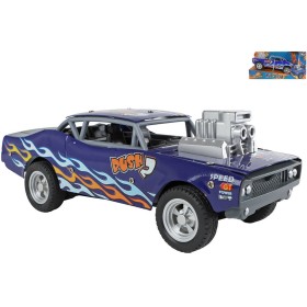 Auto roadblasters muscle car kovové na setrvačník modré