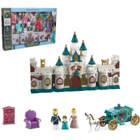 Hrad Princezna set s kočárem a koněm s doplňky na baterie Světlo Zvuk