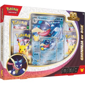 Pokémon TCG: 30th Celebration Greninja Ex Box set 4x booster s doplňky