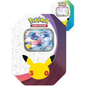 Pokémon TCG: 30th Celebration ex Tin 4x booster kovový box 2 druhy