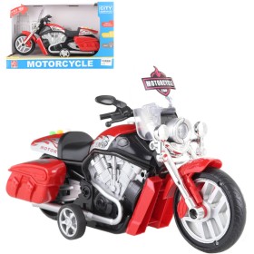 Motorka cestovní motocykl plastový na baterie Světlo Zvuk 2 barvy
