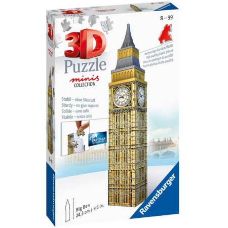 RAVENSBURGER Puzzle 3D Mini budova Big Ben 54 dílků plast