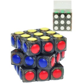 Hlavolam dětská skládačka kostka 6cm plast