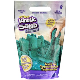 SPIN MASTER Kinetic Sand třpytivý modrozelený 900g tekutý písek