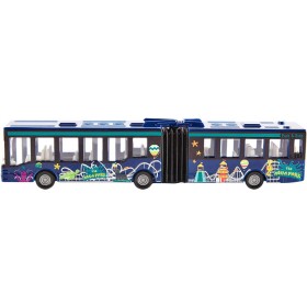SIKU Blister Autobus městský kloubový kovový model s grafikou 1617