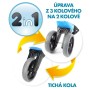 Odrážedlo Funny Wheels Rider Sport 2v1 dětské odstrkovadlo Modré plast