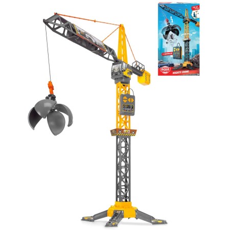 DICKIE Jeřáb Mighty Crane věžový stavební 110cm ovládání na kabel na baterie
